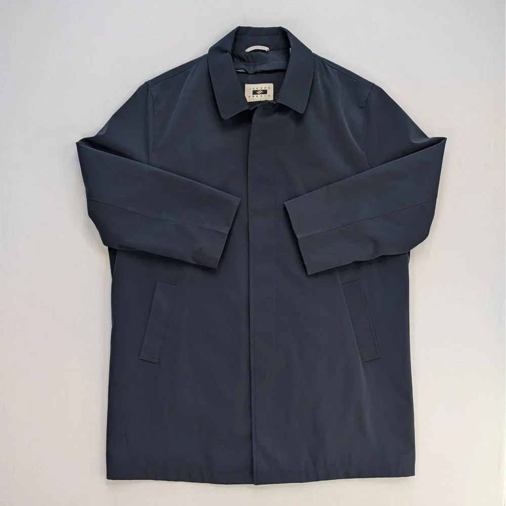 Joseph Abboud Navy Overcoat w/ Removable Liner | 48 Long | Like New